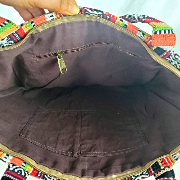 Moving sale.. final price Handmade large tote bag bohemian - Picture 2 of 4